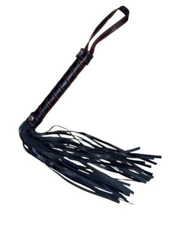 Fetish Game Whip, Black, 41 cm