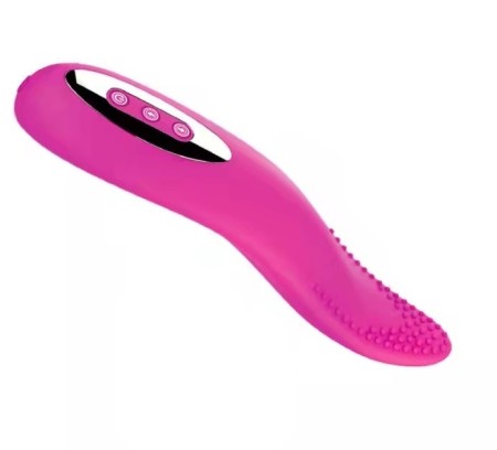 Silicone Rechargeable Vibrator Sindy 12 Vibration Modes + Booster Function - Pink