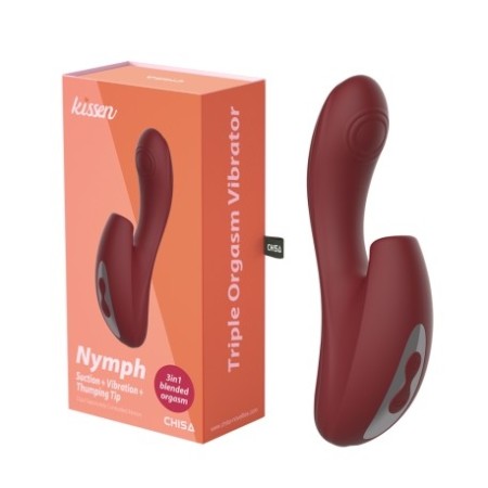 Kissen Nymph Double G-Spot Clitoral Rechargeable Vibrator