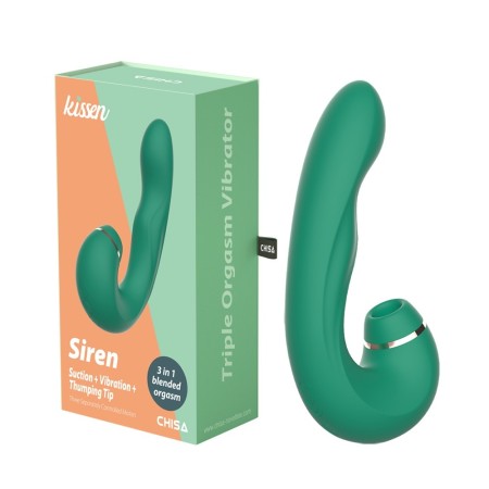 Kissen Siren Double G-Spot Clitoral Rechargeable Vibrator
