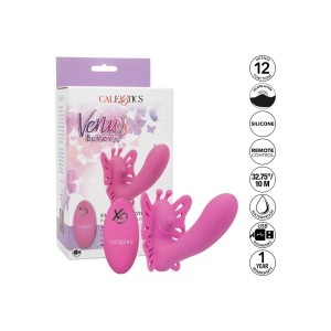 Remote Pulsating Butterfly Venus G, USB Rechargeable Remote Control, Silcone Vibrator