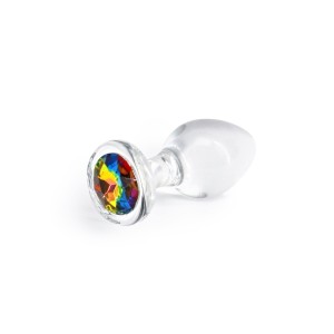 Crystal Desires Rainbow Anal Plug Medium