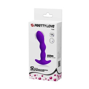 Pretty Love Yale Special Anal Massager - Purple