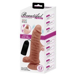 Beautiful Maddox Brown Vibrating 7,3" Dildo