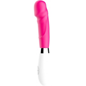 V-Point Silicone Vibrator Quarterback 10 Vibration Modes 21 cm - Pink