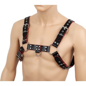 Chest Harness System For Men - Black