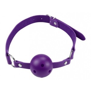 Breathable Ball Gag - Purple