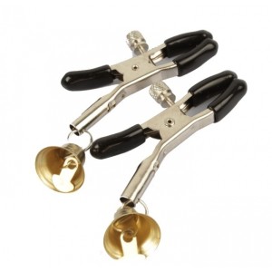 Nipple Clamps With Bell - Gold