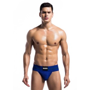 Fetish Classic Wide Jockstrap Blue