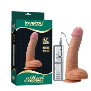 8.7" Real Extreme Extra Girth Vibrating Dildo