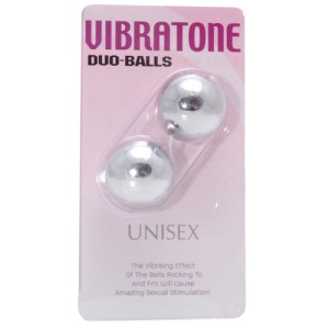 Vibratone Duo Balls Silver
