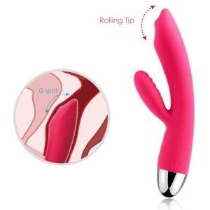 Svakom Trysta Red Rechargeable Silicone Rabbit Vibrator