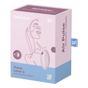 Satisfyer Vulva Lover 3 Stimulator & Vibrator - Pink