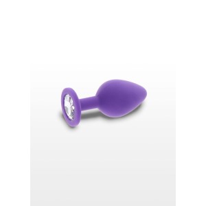 Diamond Booty Jewel Medium-Silicone Butt Plug - Assorted Colors