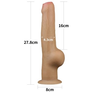 11'' Handle Silicone Suction Cup Super Realistic Cock