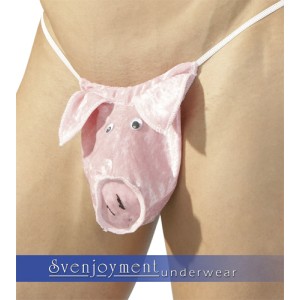 Men's String "Pink Pig"