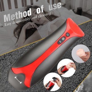Tay 7 USB Rechargeable Masturbator Automatic 7 Pulsing + 3 Suction Modes