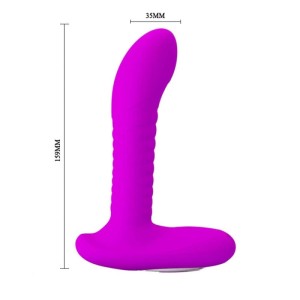 Pretty Love Merlin Rechargeable Prostate Massager - Purple