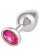 Aluminium Jewel Large Rose Butt Plug