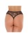 LACE OPEN BRIEF-BLACK