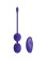 Willie Youth USB Rechargeable Silicone Kegel Balls, Remote Control, 12 Vibrating Modes - Violet