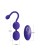 Willie Youth USB Rechargeable Silicone Kegel Balls, Remote Control, 12 Vibrating Modes - Violet