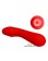 Cetus G Spot Vibrator, 12 Vibrating Modes, Silicone, USB Rechargeable - Red