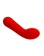 Faun G Spot Silicone Vibrator, 12 Vibrating Modes, USB Rechargeable - Red