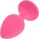 700073 - Anal Silicone Buttplug Small - Pink / Assorted Colors
