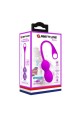 Pretty Love Elvira Wireless Silicone Keggel Balls USB Rechargeable Vibrating with / APP Control - Purple