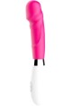 V-Point Silicone Vibrator Quarterback 10 Vibration Modes 21 cm - Pink
