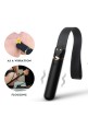 Rizey Vibrator & Whip, 9 Vibration Modes, Silicon, USB Rechargeable- Black