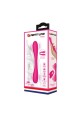 Pretty Love Yedda Purple Rechargeable G-Spot Double Vibrator - Pink