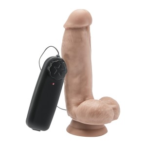 Dildo 6 Inch w. Balls Vibrator