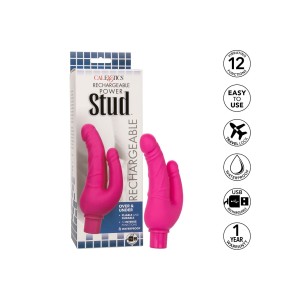 Rechargeable Power Stud Over & Under - Pink