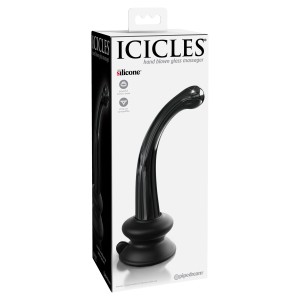 Icicles No. 87 Glass Dildo with Silicone Suction Cup