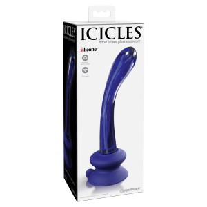 Icicles No. 89 Glass Dildo with Silicone Suction Cup