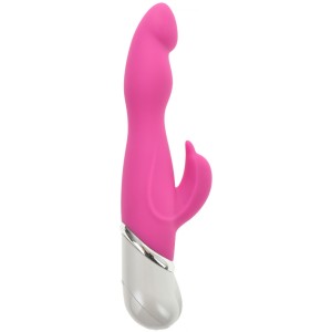 Rabbit Silicone Vibrator Rotary Bethany 24 Cm - Pink