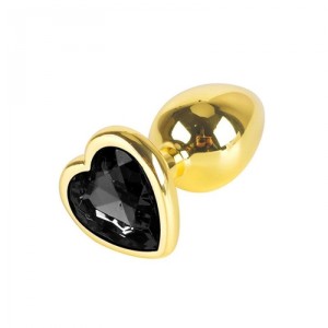 Hearty Metal ButtPlug Small Gold / Black