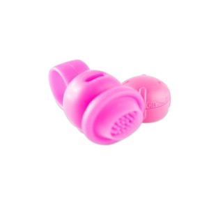 Silicone Vibrating Ring For Clitoris - Pink