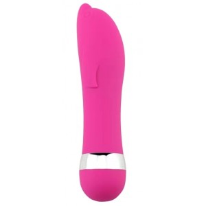 Mini Vibrator Dolphin Multispeed - Pink 11.6 cm