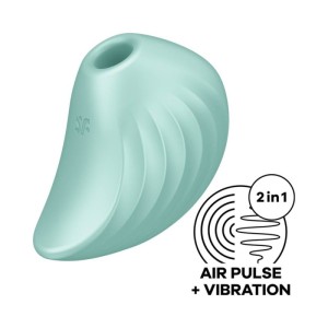 Satisfyer Pearl Diver Stimulator & Vibrator-Green