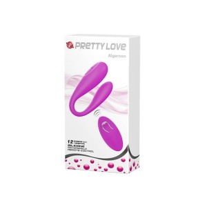 Pretty Love Algernon Rechargeable Wireless Couples Vibe-Purple