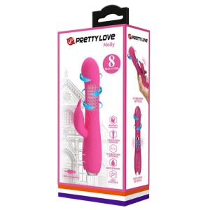 Pretty Love Molly Pink Rechargeable Rabbit Vibrator