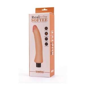 9" Real Softee Vibrating Dildo 5