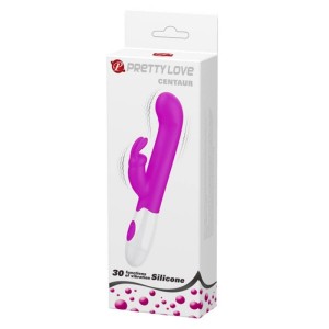 Pretty Love Centaur Silicone Rabbit 30 Functions of vibration-Purple