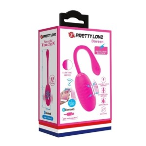 Pretty Love Doreen Pink Wireless Silicone Ball USB Rechargeable Vibrating with / APP Control - Pink