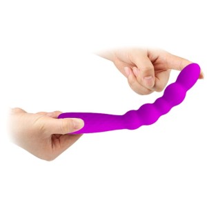 Pretty Love Monroe, 12 Vibrating functions Silicone Rechargeable Anal Toy - Purple