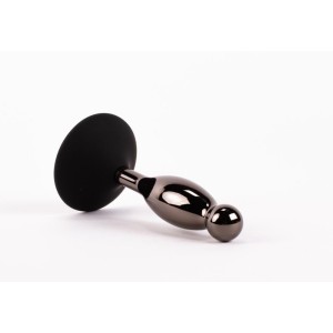 X-MEN Secret Shine Booty Call VI-Metal Butt Plug W/Suction Cup Small