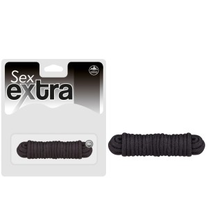 Sex Extra - Love Rope Black - 3M
